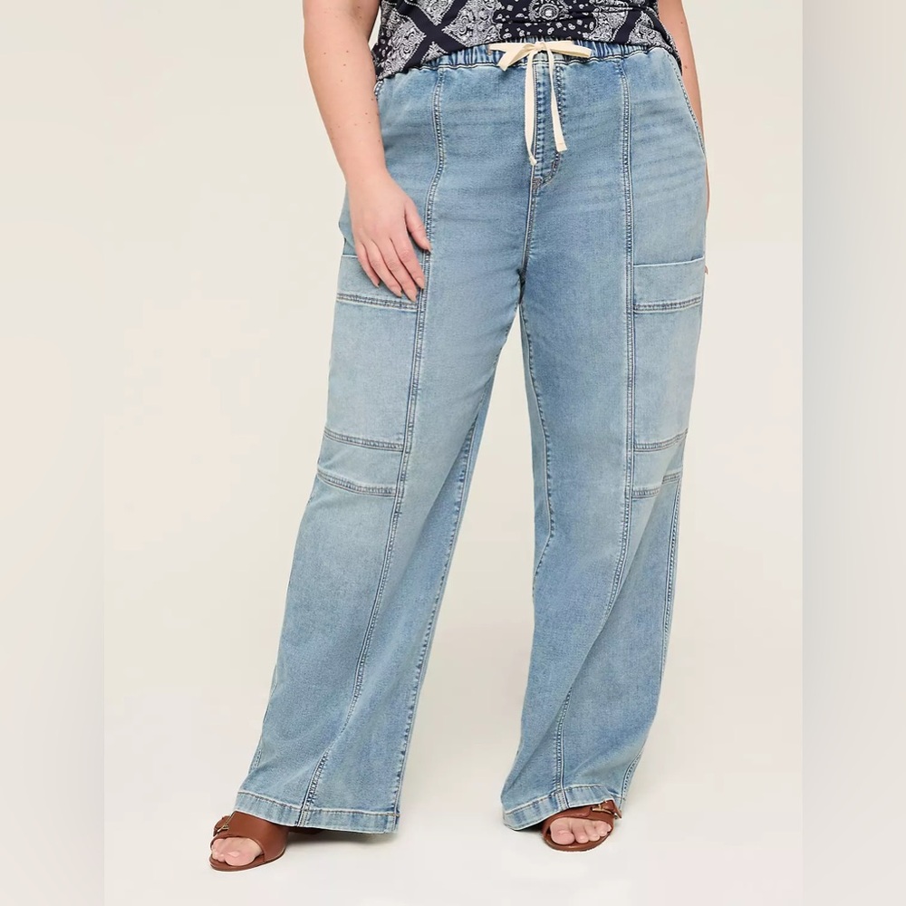 Lane Bryant Cargo Straight Leg Pants Size 18 - Picture 2 of 7
